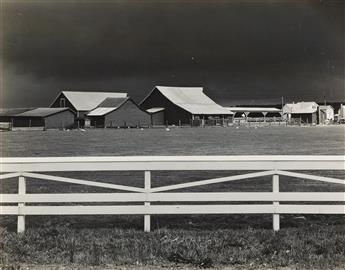 BRETT WESTON (1911-1993) Barns * Bridge.